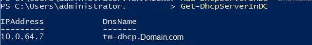 DHCP Role On Windows 2019 Core