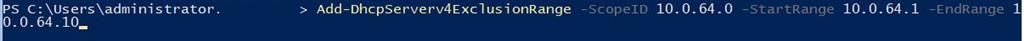 DHCP Role On Windows 2019 Core