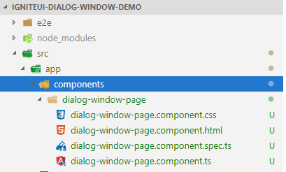 Dialog Window In Angular Using Ignite-UI