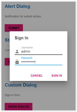 Dialog Window In Angular Using Ignite-UI