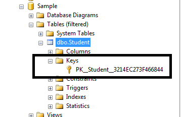 Detailed Description Of Primary Key In SQL Server