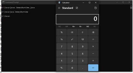 Difference between “RUNTIME” Class and “CLASS” class