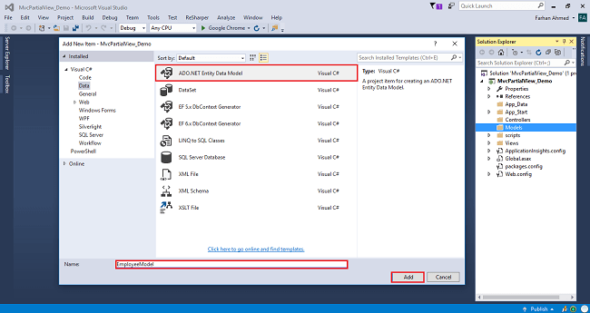 Different Ways Of Render Partial View In MVC