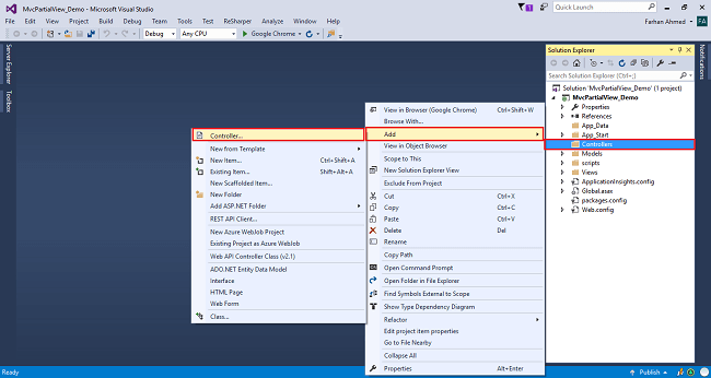 Different Ways Of Render Partial View In MVC