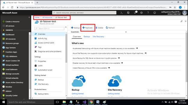 Disaster Recovery For Azure Applications - Failover, Test Failover