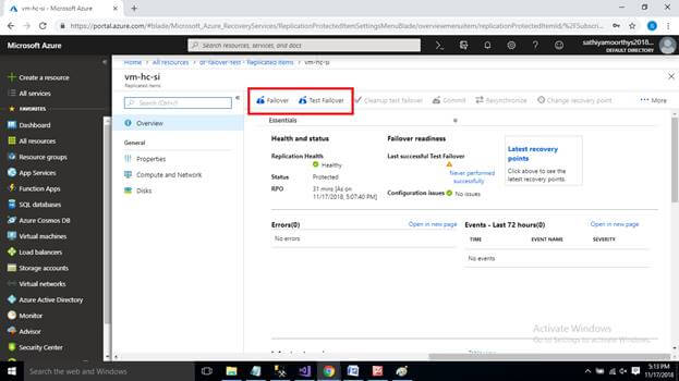 Disaster Recovery For Azure Applications - Failover, Test Failover