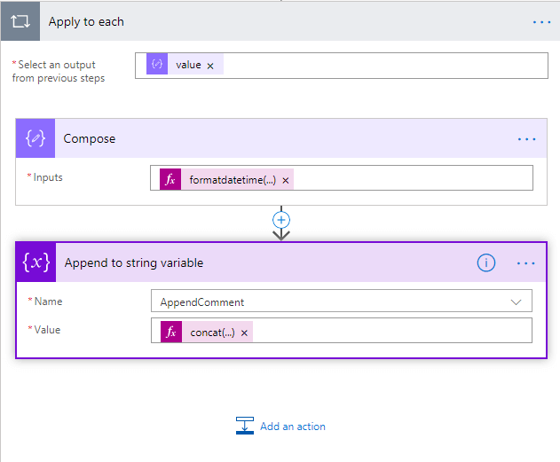 Display Appended Comments Version History from SharePoint List on PowerApps