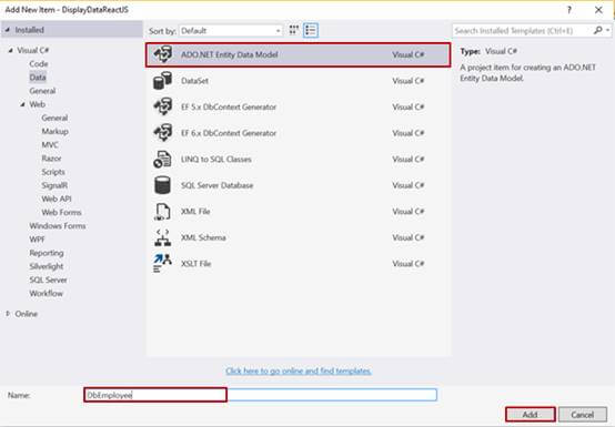 ADO.NET Entity Data Model