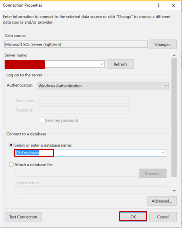 Entity Data Model Wizard