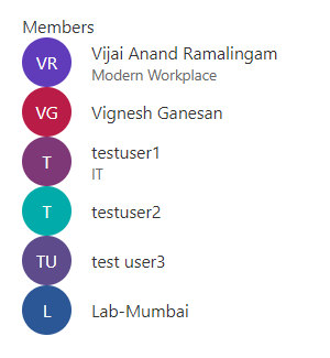 Display Group Members Using Graph API In SharePoint Framework
