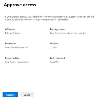 Display Group Members Using Graph API In SharePoint Framework