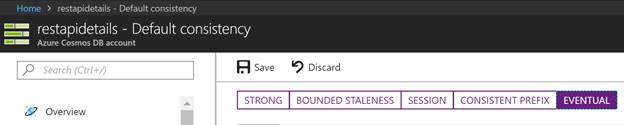 Cosmos DB Consistency