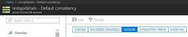 Cosmos DB Consistency