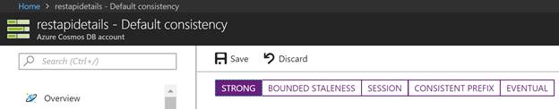 Cosmos DB Consistency