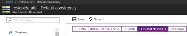 Cosmos DB Consistency