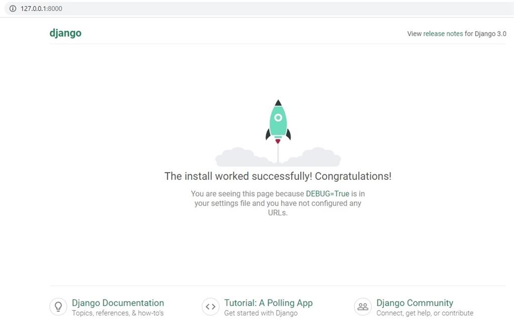 Django - Environment Setup With First App