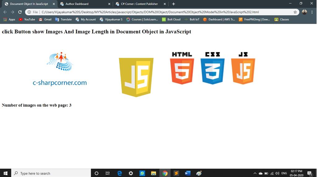 Document Object Model in JavaScript - Part One