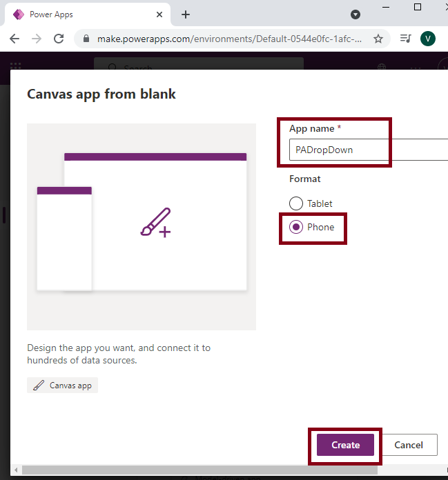 Drop Down Control In Power Apps