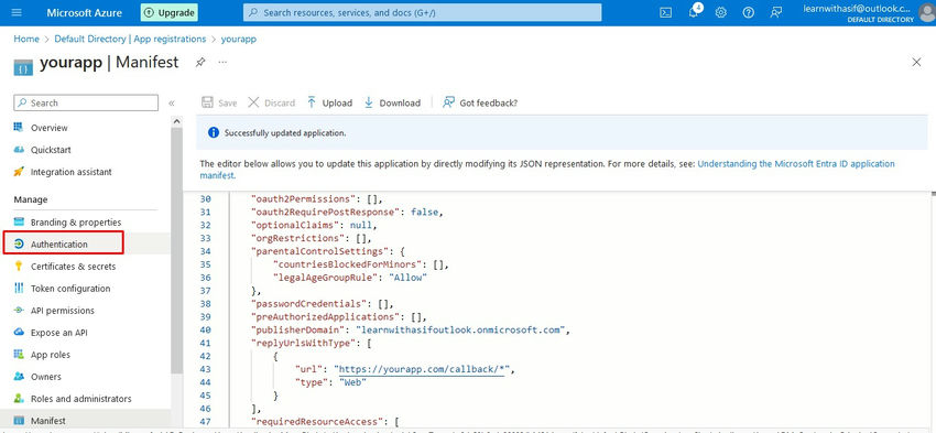 Dynamic Redirect URL/ Wildcard URL in Azure App Registration