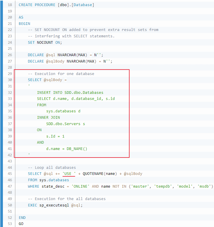 Database Dictionary (1-2-1) --- Using Dynamic SQL Script