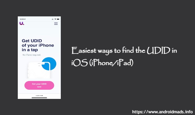 Easiest Ways To Find The UDID In iOS