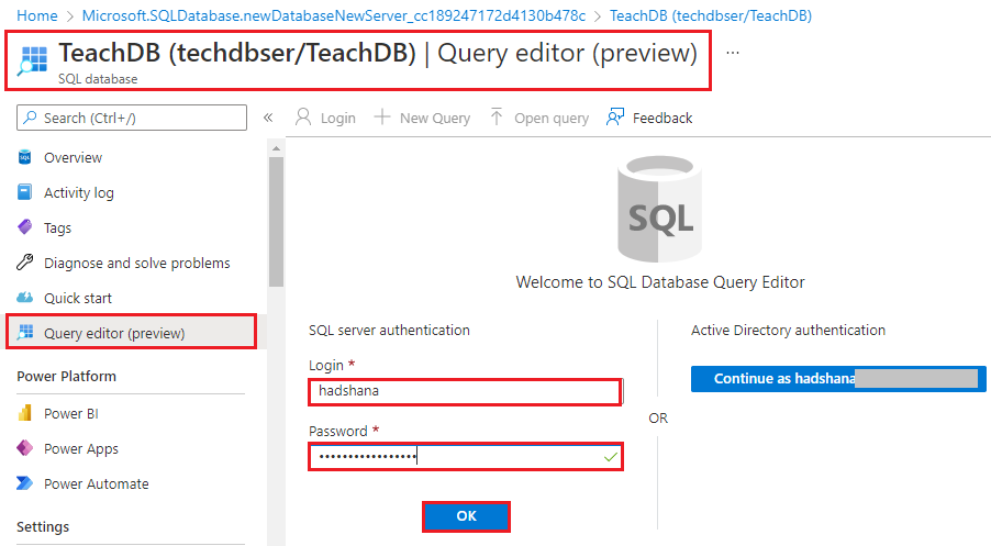Build Single Database In Azure