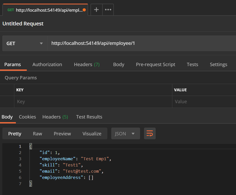 EFCore Implementation Using .NET core
