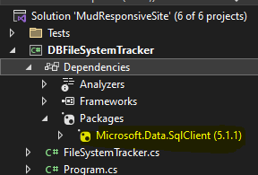 monitor a directory in Windows 10 using C# and .NET