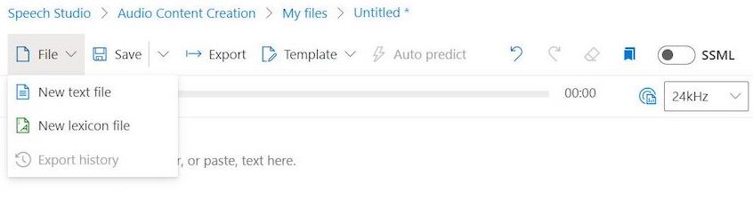 Azure Cognitive Speech Service
