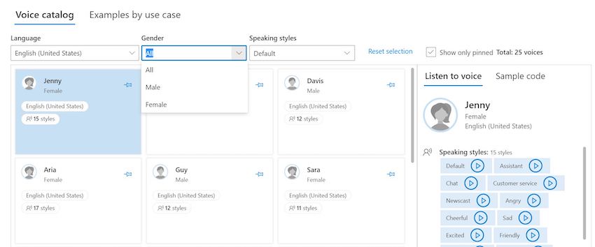 Azure Cognitive Speech Service