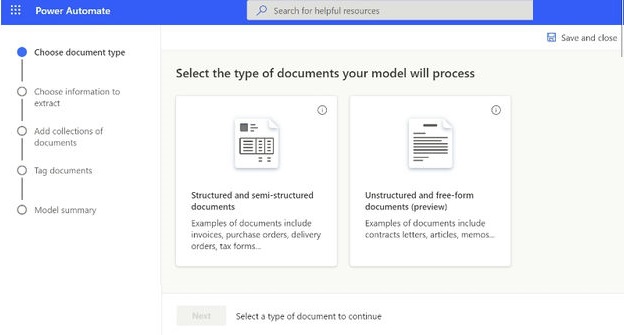 Azure using AI Builder