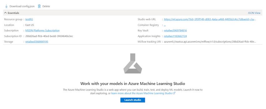 create Azure Machine Learning Studio