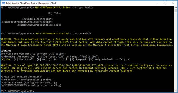 Enable CDN In Your Office 365 Tenant For SPFx WebPart