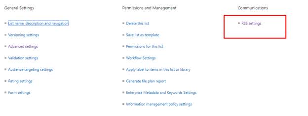 Communication category