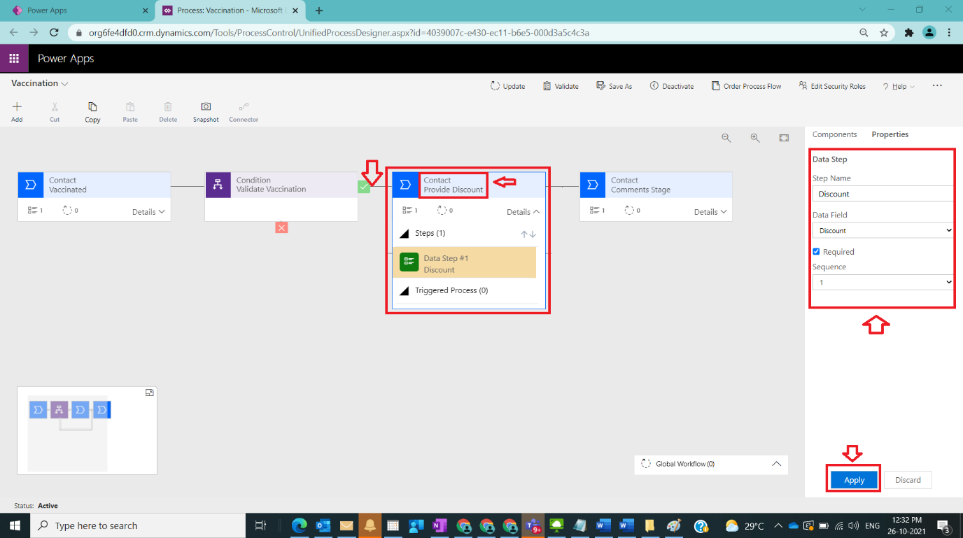 Enhance BPF With Branching in Dynamics CRM Figure 4