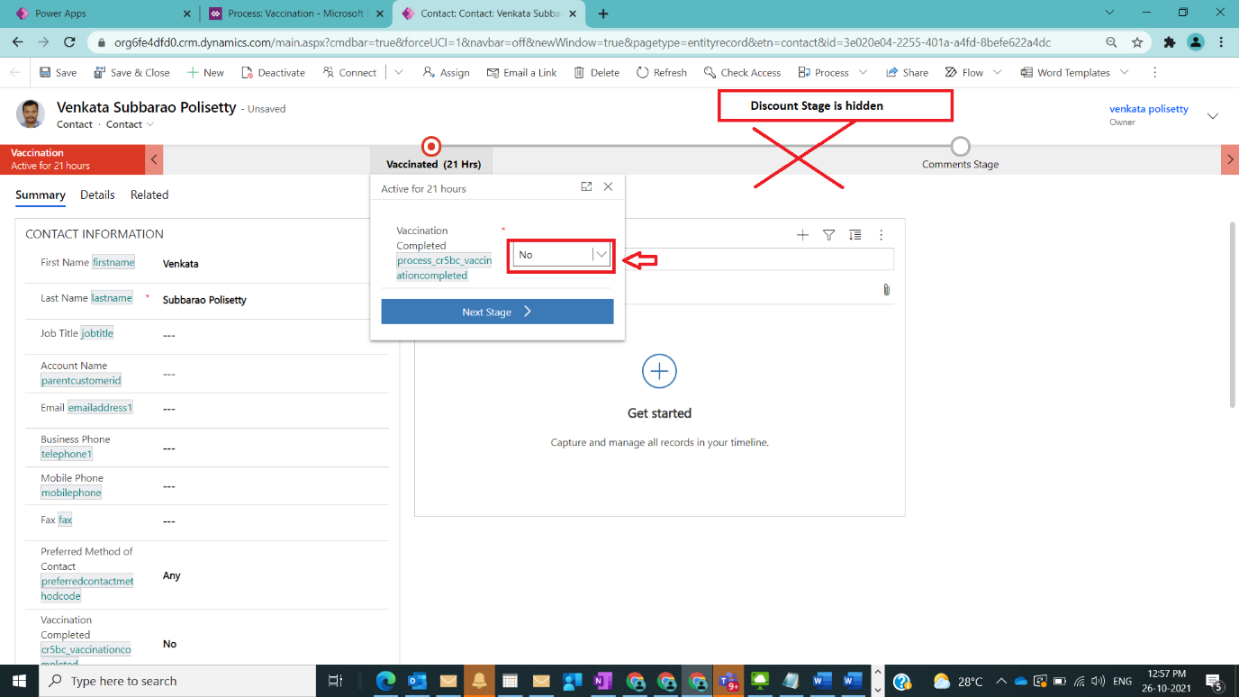 Enhance BPF With Branching in Dynamics CRM Figure 8