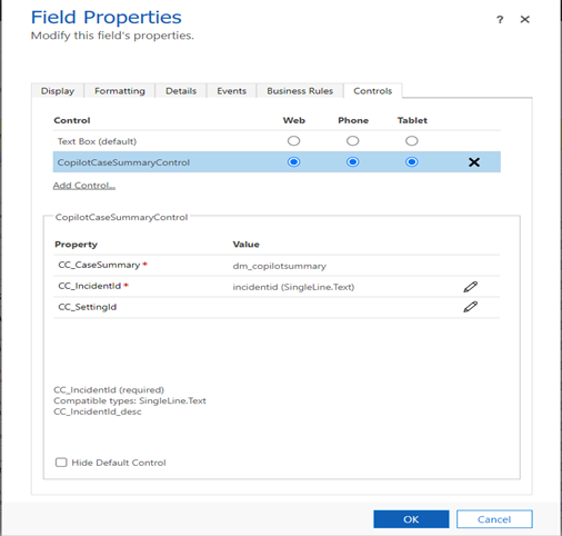 Field properties