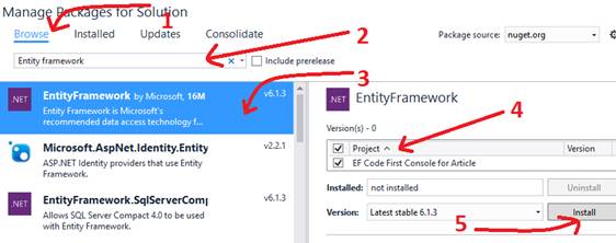 entity framework