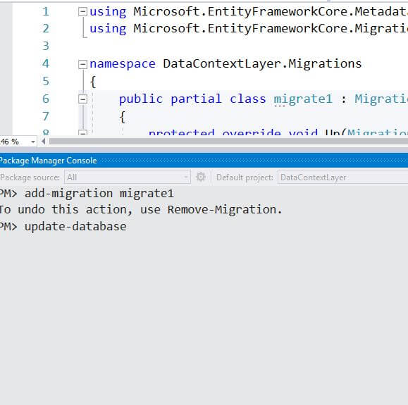 ASP.NET Core 2.1 - Implement Entity Framework Core In A Code First Approach