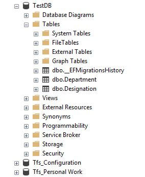 ASP.NET Core 2.1 - Implement Entity Framework Core In A Code First Approach