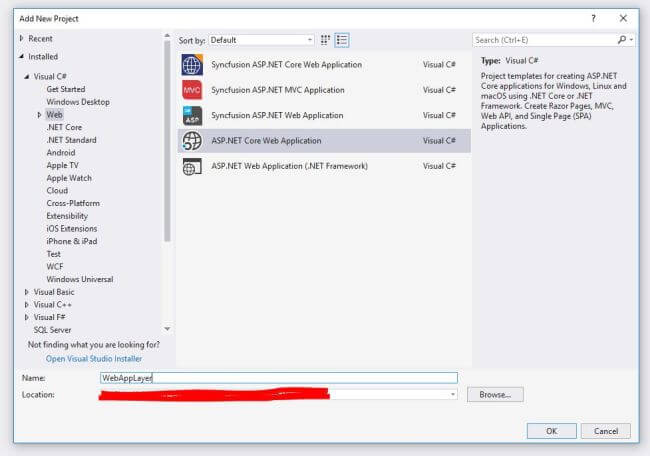 ASP.NET Core 2.1 - Implement Entity Framework Core In A Code First Approach