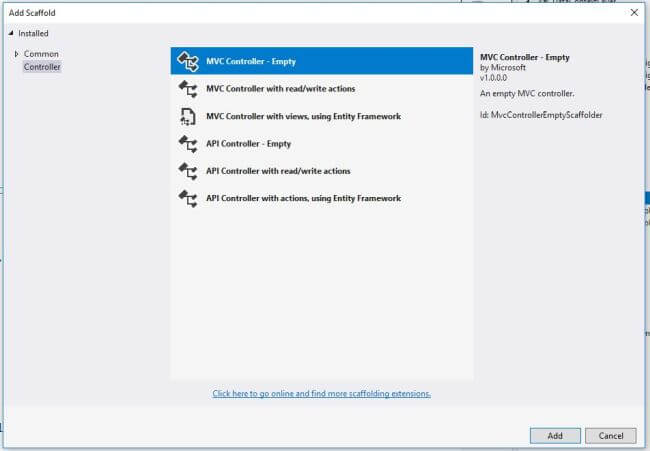 ASP.NET Core 2.1 - Implement Entity Framework Core In A Code First Approach