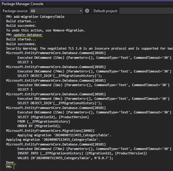 Entity Framework Core Code-First Approach with Seed Data