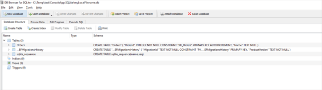 Entity Framework Core in Docker Container