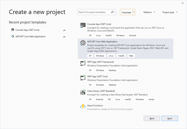 Entity Framework Core with SQL Server in Docker Container
