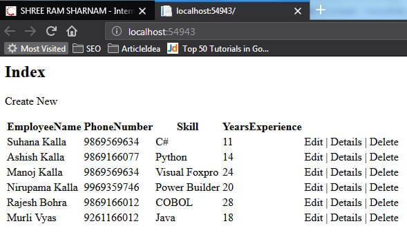 Entity Framework Database First In ASP.NET Core