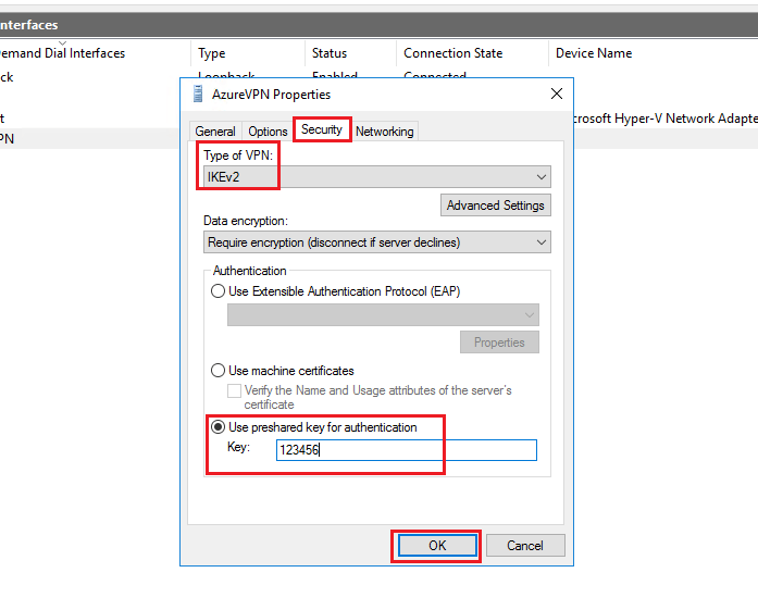 Establishing Connection Between On-Premises Server To Azure VM Using Azure Site To Site VPN