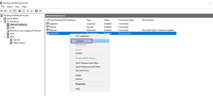 Establishing Connection Between On-Premises Server To Azure VM Using Azure Site To Site VPN