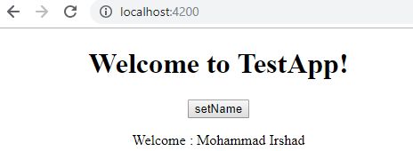 Event Binding in angular