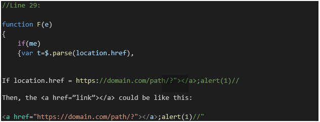 Example Of Cross-Site Scripting, DOM